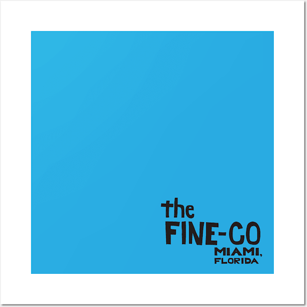 The Blue Fine-Co Wall Art by Fine-co